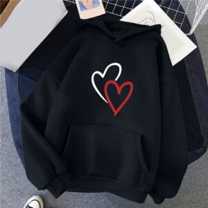 Ansar 'Heart’ Printed Cool Sweatshirt Hoodie